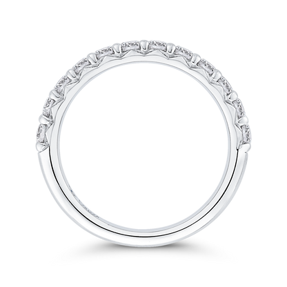 Diamond Wedding Band in 14K White Gold