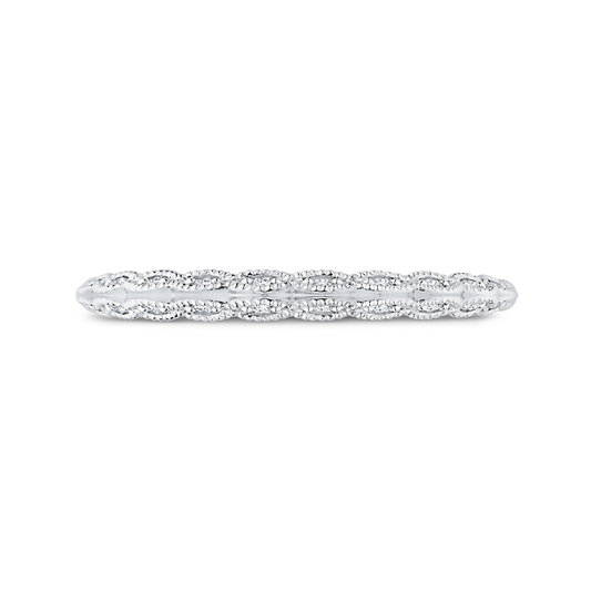 Diamond Wedding Band in 14K White Gold