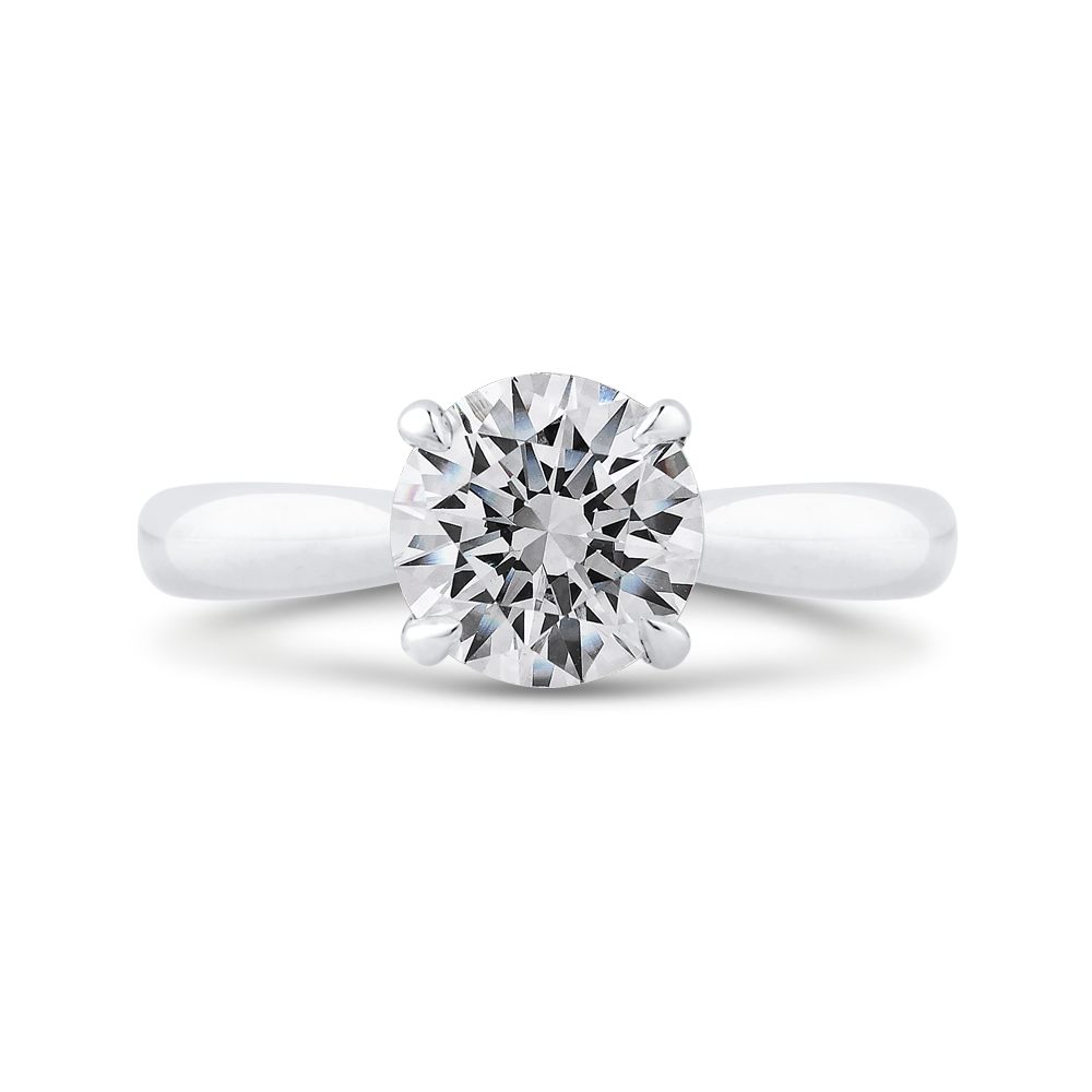 Diamond Engagement Ring in 14K White Gold (Semi-Mount)