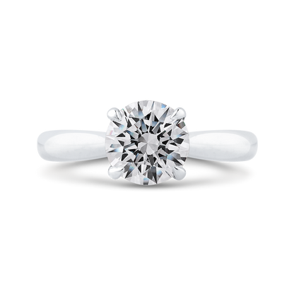 Diamond Engagement Ring in 14K White Gold (Semi-Mount)