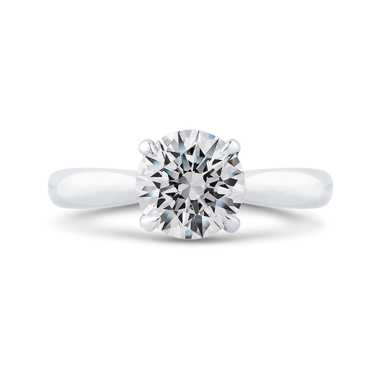 Diamond Engagement Ring in 14K White Gold (Semi-Mount)