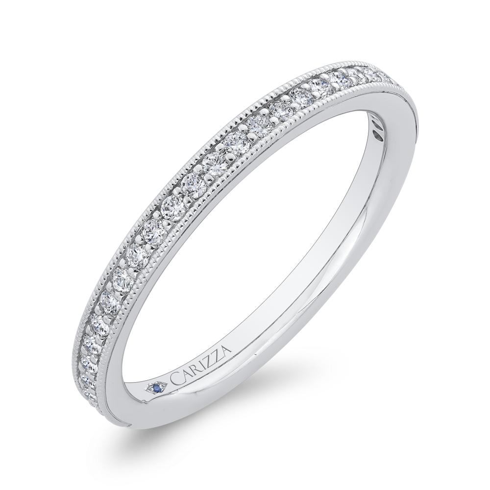 Diamond Wedding Band in 14K White Gold