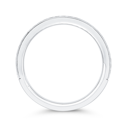 Diamond Wedding Band in 14K White Gold