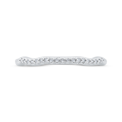 Diamond Wedding Band in 14K White Gold