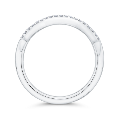 Diamond Wedding Band in 14K White Gold