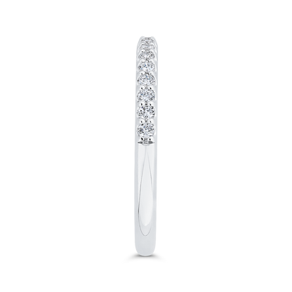 Diamond Wedding Band in 14K White Gold