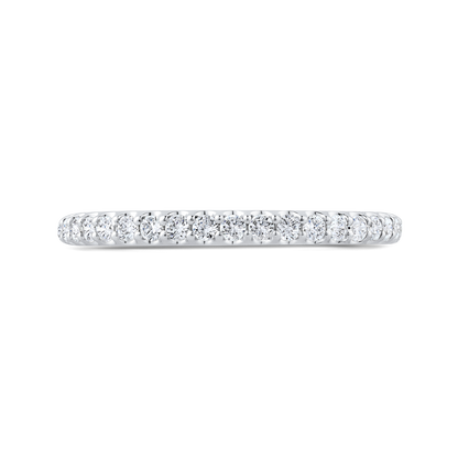 Diamond Wedding Band in 14K White Gold