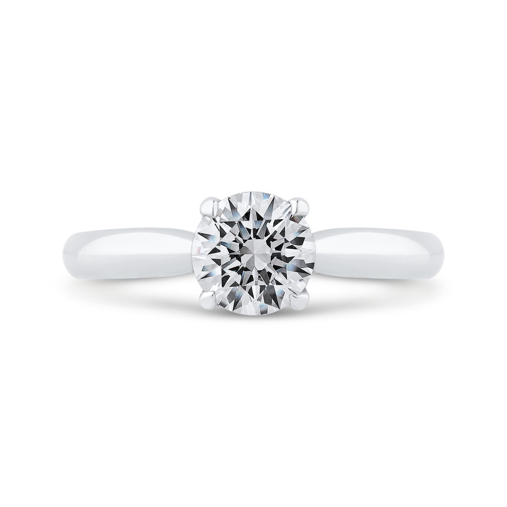 Diamond Engagement Ring in 14K White Gold (Semi-Mount)