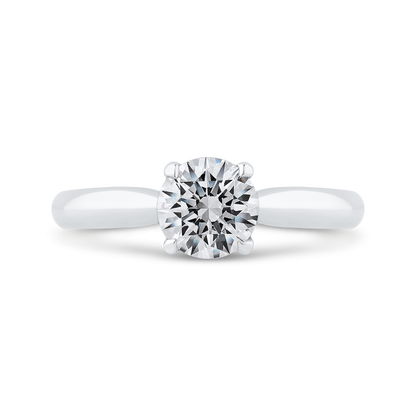 Diamond Engagement Ring in 14K White Gold (Semi-Mount)