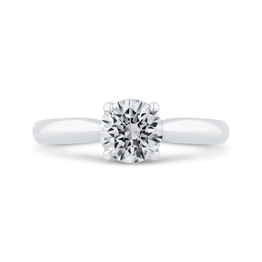 Diamond Engagement Ring in 14K White Gold (Semi-Mount)