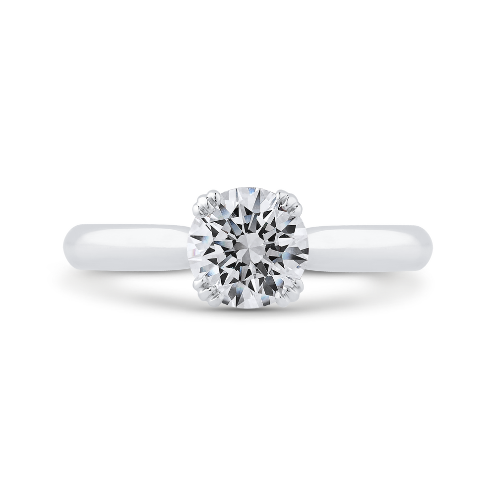 Diamond Engagement Ring in 14K White Gold (Semi-Mount)