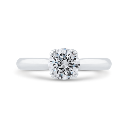 Diamond Engagement Ring in 14K White Gold (Semi-Mount)