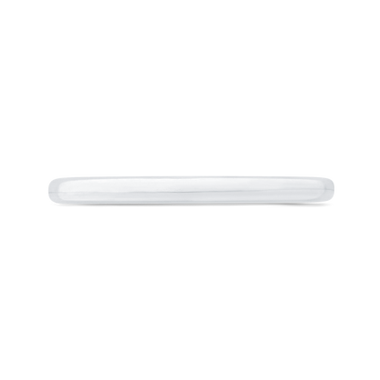 Plain Wedding Band in 14K White Gold