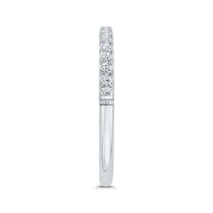 Diamond Wedding Band in 14K White Gold
