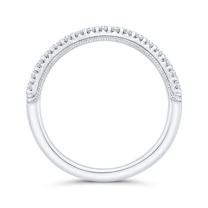 Diamond Wedding Band in 14K White Gold