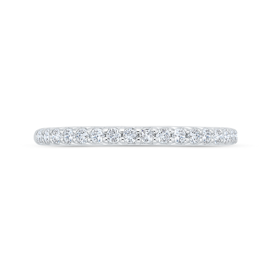 Diamond Wedding Band in 14K White Gold