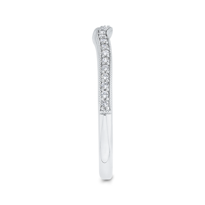 Diamond Wedding Band in 14K White Gold