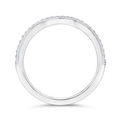 Diamond Wedding Band in 14K White Gold