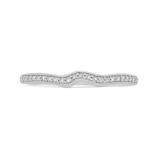 Diamond Wedding Band in 14K White Gold