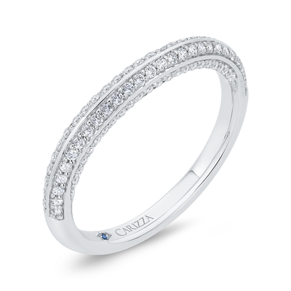 Diamond Wedding Band in 14K White Gold
