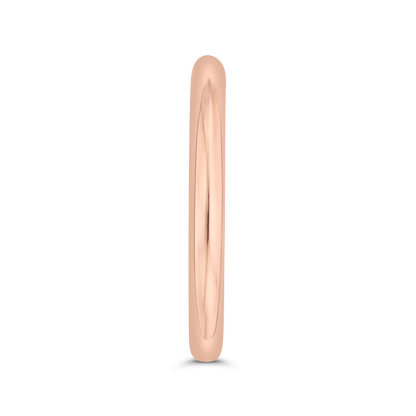 Plain Wedding Band in 14K Rose Gold