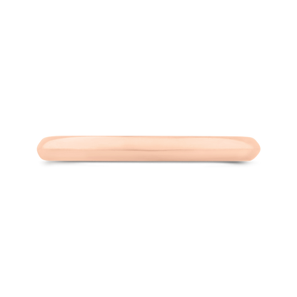 Plain Wedding Band in 14K Rose Gold