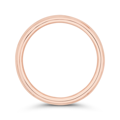 Plain Wedding Band in 14K Rose Gold