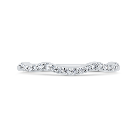 Diamond Wedding Band in 14K White Gold