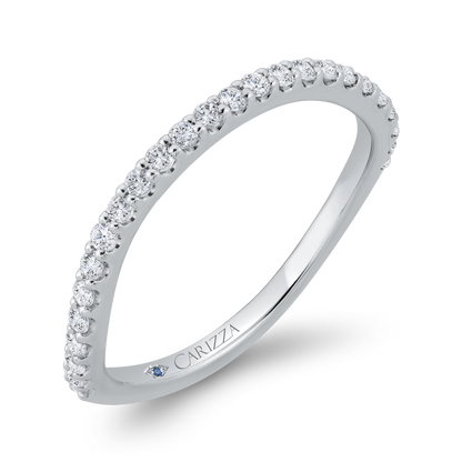 Diamond Wedding Band in 14K White Gold
