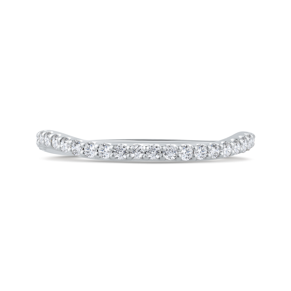 Diamond Wedding Band in 14K White Gold