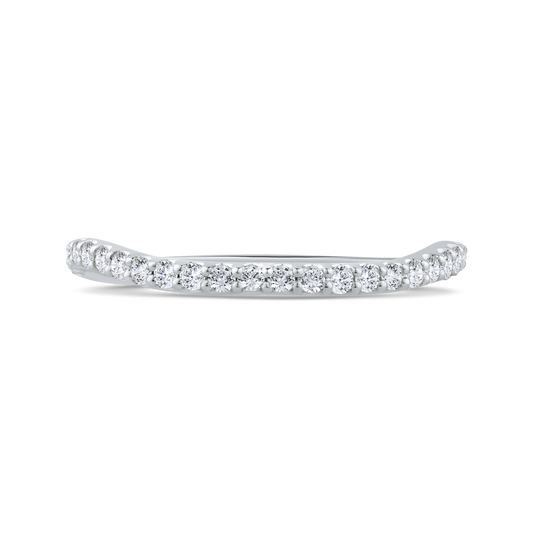 Diamond Wedding Band in 14K White Gold