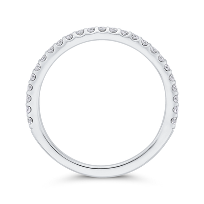 Diamond Wedding Band in 14K White Gold