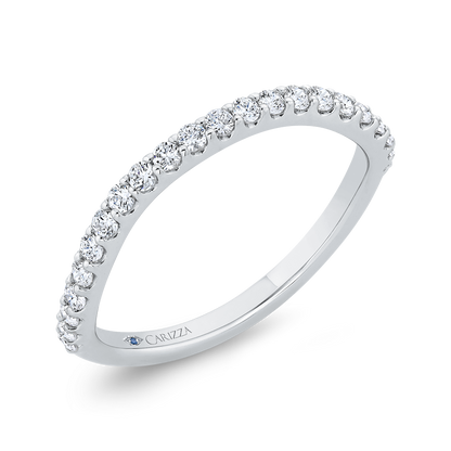 Diamond Wedding Band in 14K White Gold