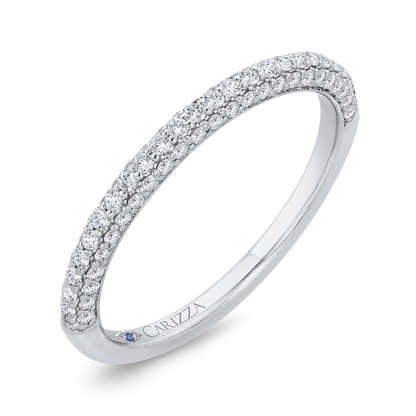 Diamond Wedding Band in 14K White Gold