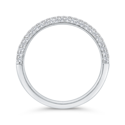 Diamond Wedding Band in 14K White Gold