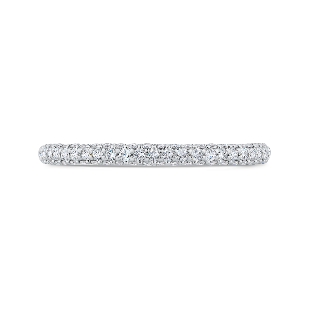 Diamond Wedding Band in 14K White Gold