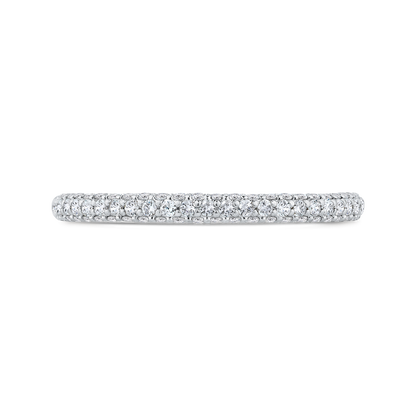 Diamond Wedding Band in 14K White Gold