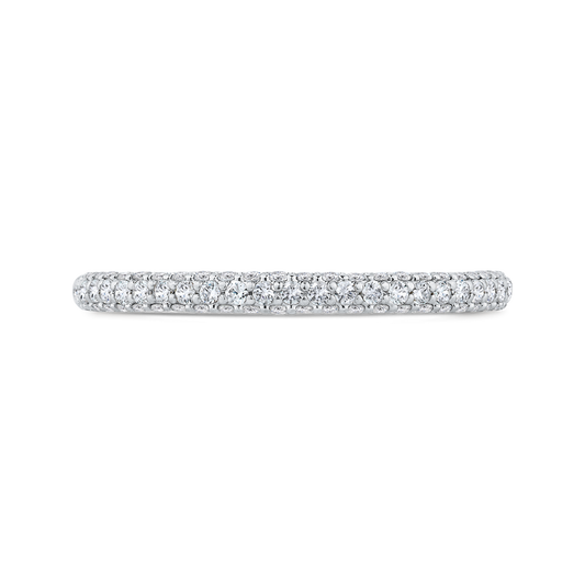 Diamond Wedding Band in 14K White Gold