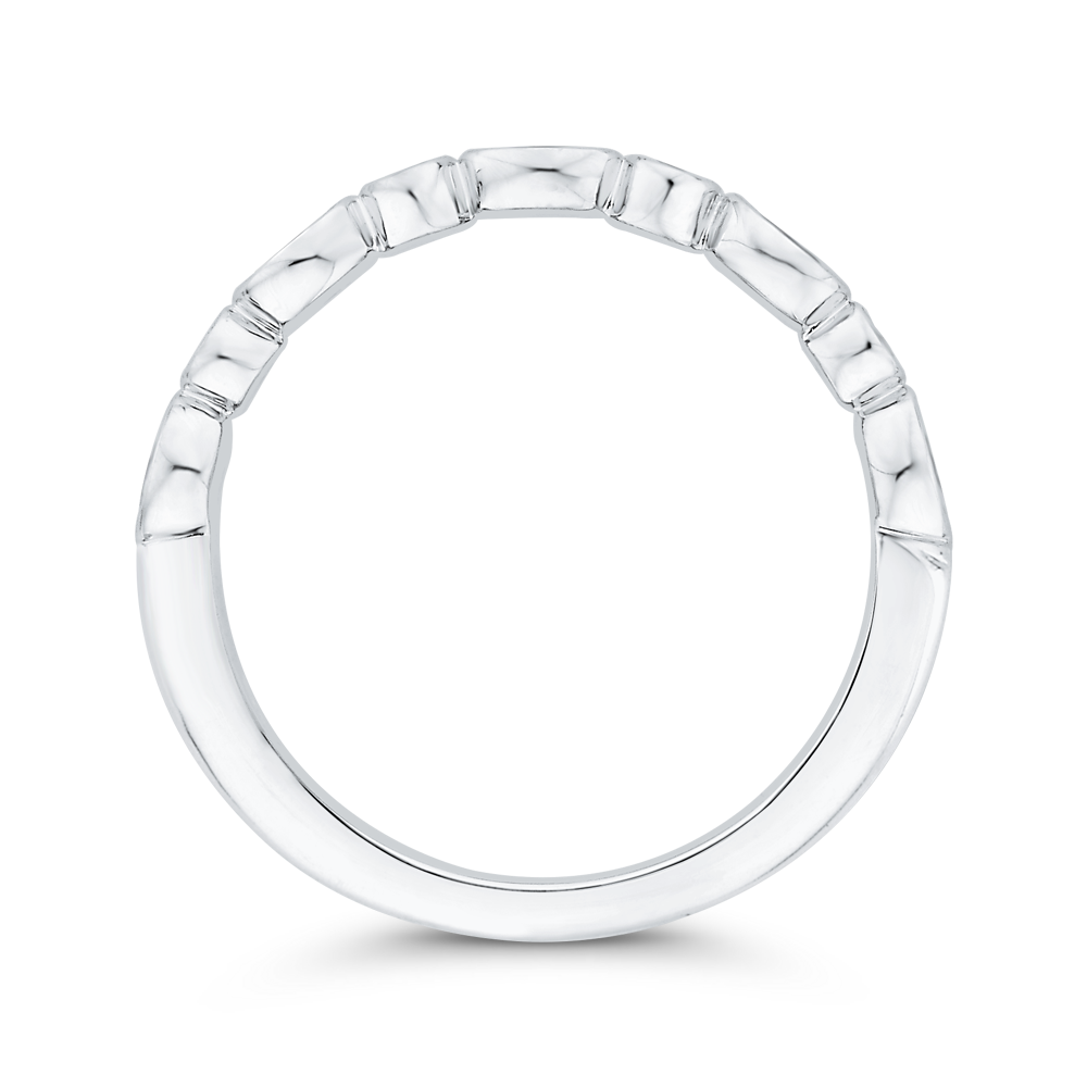 Diamond Wedding Band in 14K White Gold