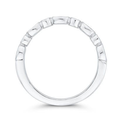 Diamond Wedding Band in 14K White Gold