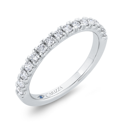 Diamond Wedding Band in 14K White Gold