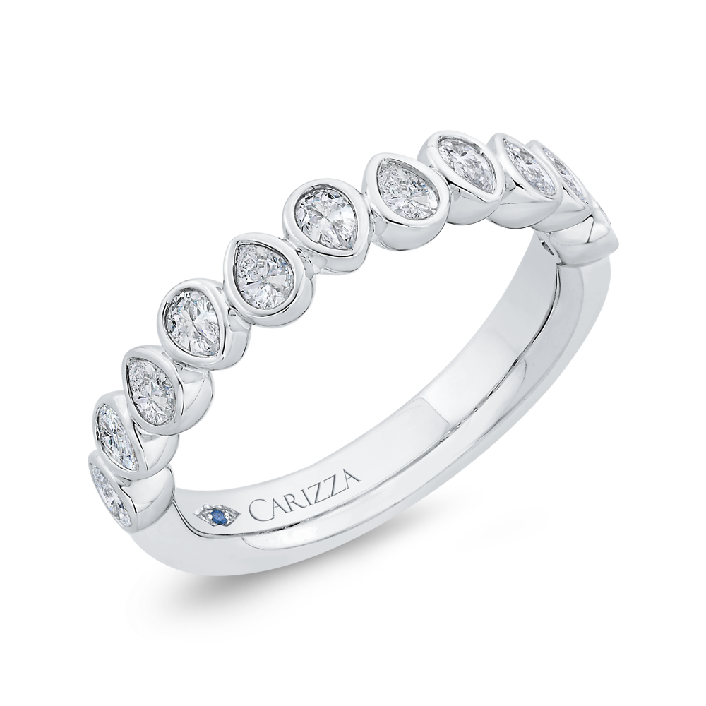 Diamond Wedding Band in 14K White Gold