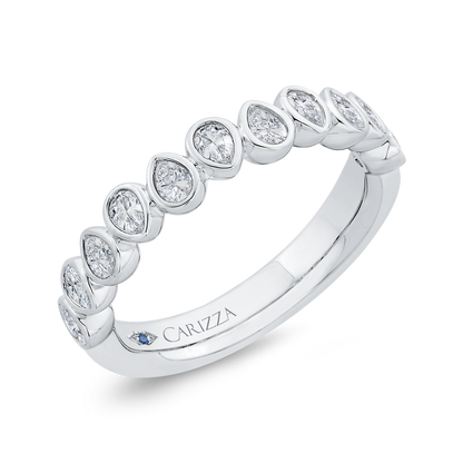 Diamond Wedding Band in 14K White Gold