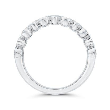 Diamond Wedding Band in 14K White Gold