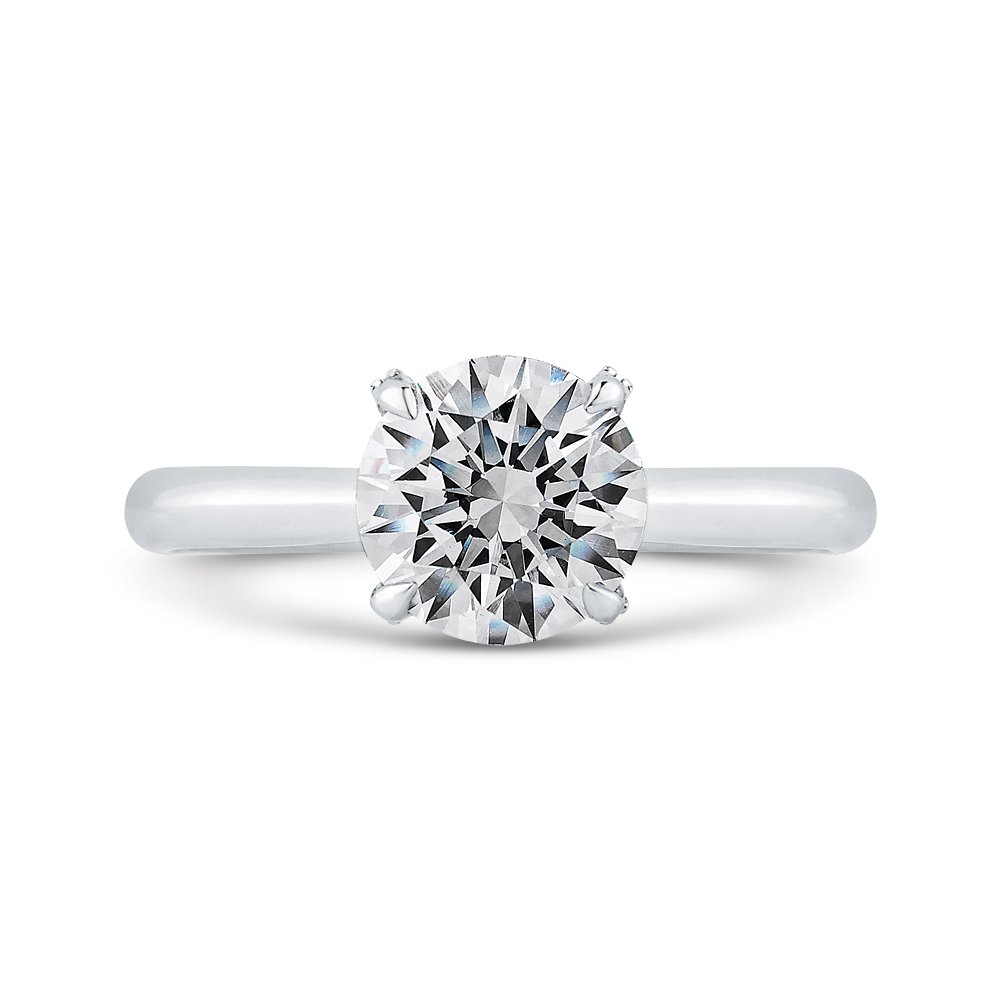 Diamond Engagement Ring in 14K White Gold (Semi-Mount)