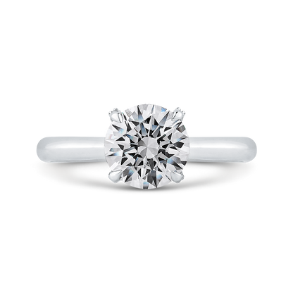 Diamond Engagement Ring in 14K White Gold (Semi-Mount)