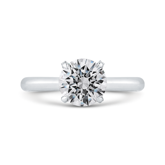 Diamond Engagement Ring in 14K White Gold (Semi-Mount)