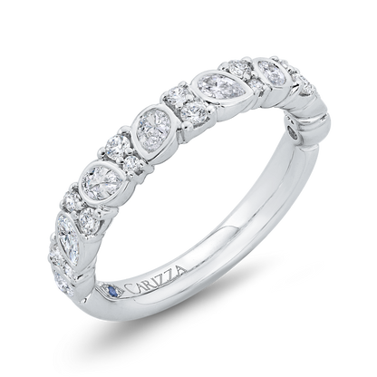 Diamond Wedding Band in 14K White Gold