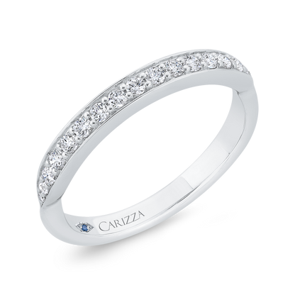 Diamond Wedding Band in 14K White Gold