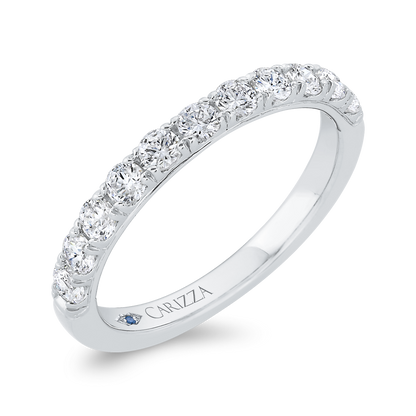 Diamond Wedding Band in 14K White Gold